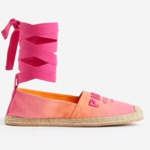 🎉HP!🎉 H & M “Paris” Espadrilles Pink Ombré
